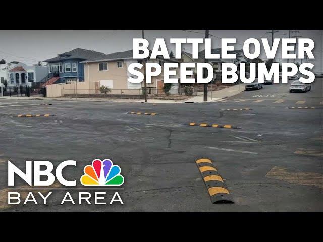 Oakland removes speed bumps installed by residents frustrated with sideshows