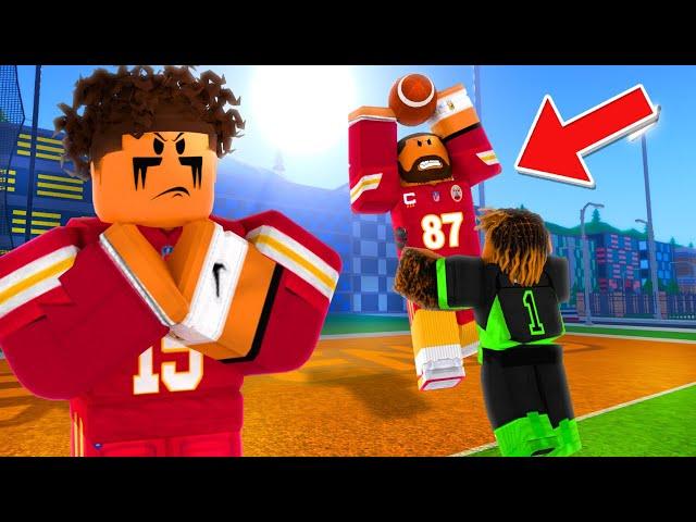 PATRICK MAHOMES & TRAVIS KELCE TAKE OVER FOOTBALL LEGENDS!