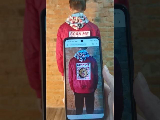 AR Jacket #AR #mywebar #webAR #creators
