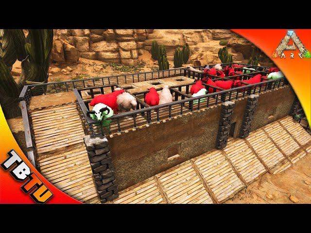 BEST WAY TO BREED OVIS! OVIS MUTATION PEN AND SLAUGHTER HOUSE! ARK SURVIVAL SCORCHED EARTH