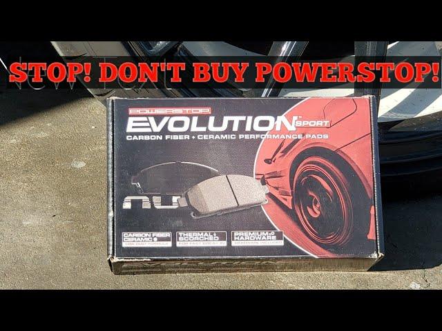 POWERSTOP BRAKES AND ROTORS REVIEW BY TRIPLE DIGITS!!!!!