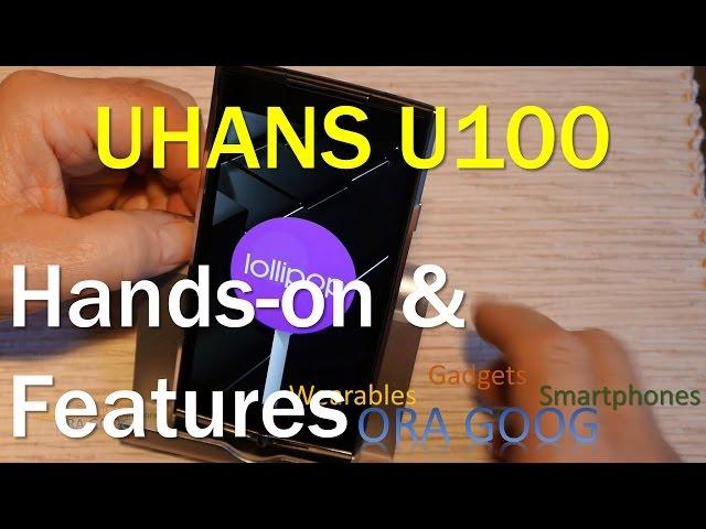 UHANS U100 - LTE 2/16 GB Alu Sony Camera -  Smartphone "King of the Kings" -  Hands-on (Deutsch)