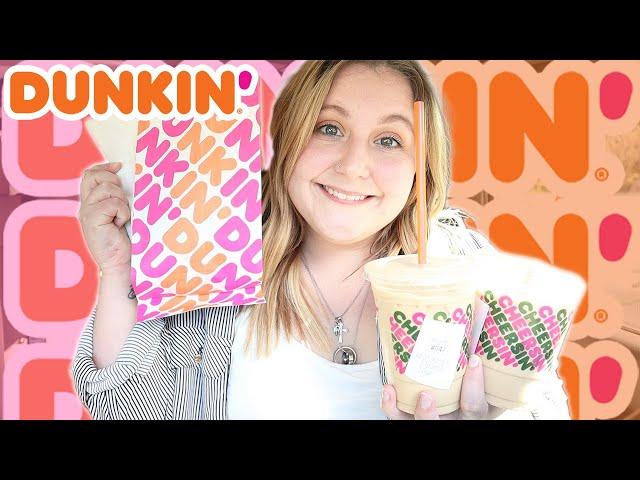 Trying new Dunkin menu items! | Courtney Bond