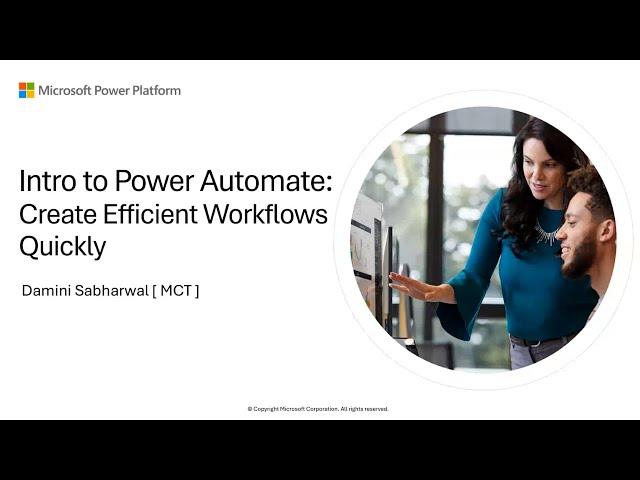 Intro to Power Automate: Create Efficient Workflows Quickly online | Koenig Solutions