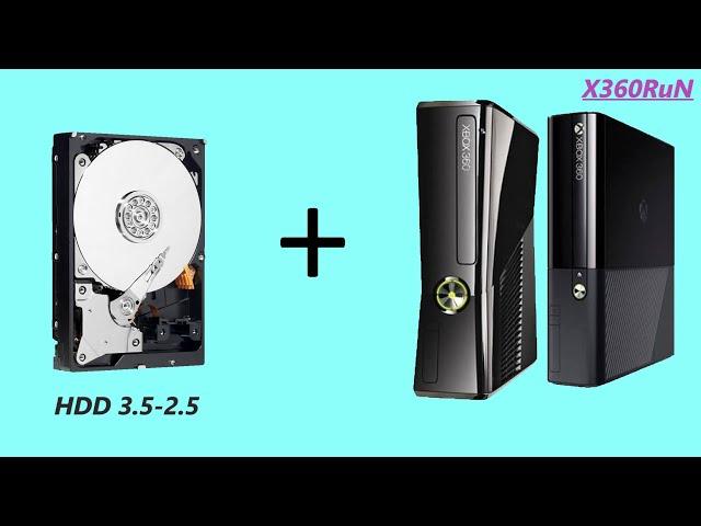 жесткий диск в место привода xbox 360 slim