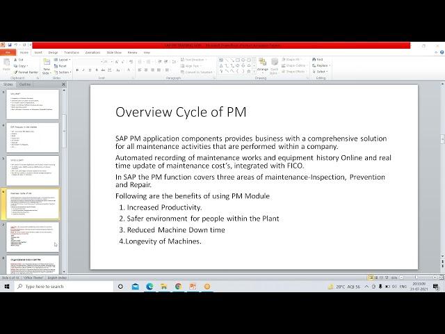 SAP PM TRAINING Tutorial SAP Plant Maintenance