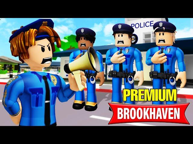 I BECAME A POLICE CHIEF - PREMIUM BROOKHAVEN RP | Gwen Roblox Español