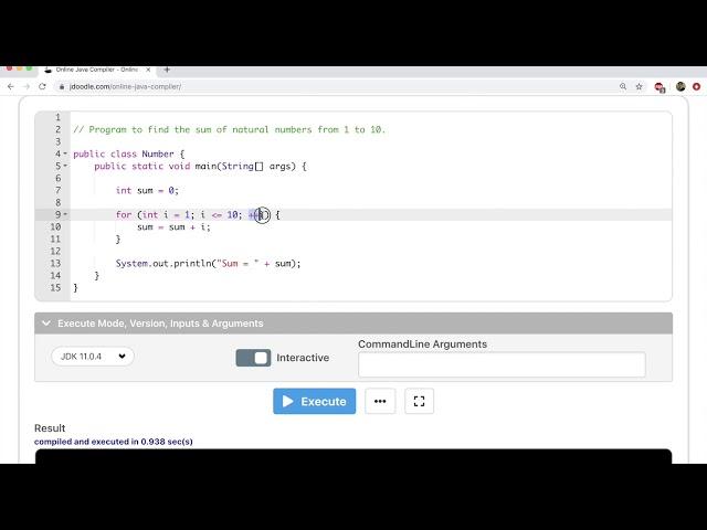 Introduction to for loops in Java