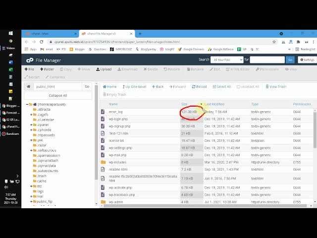 How to Fix Full CPanel Disk Usage for Wordpress User