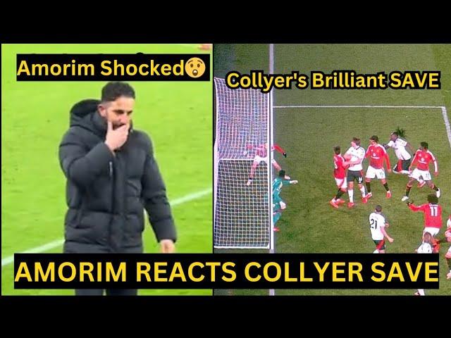 Ruben Amorim's Shock REACTION to Toby Collyer Crazy Goal line Clearance & performance vs Fulham