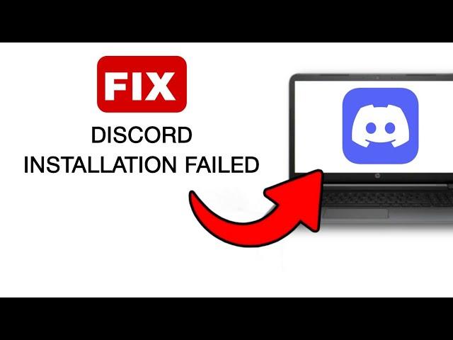 How To Fix Discord Installation Has Failed Error | Windows 10/11 - 2024 (Quick & Easy)