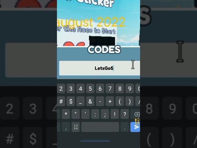 2 new code in race clicker