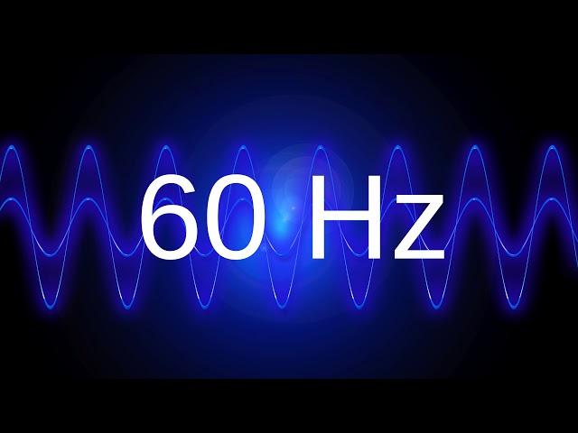 60 Hz clean pure sine wave BASS TEST TONE frequency