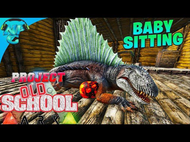 Taming a Dimetrodon for Baby Incubation! Project Old School ARK Remastered