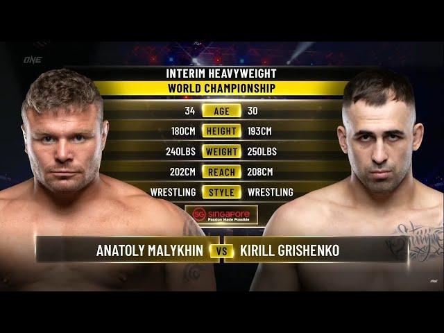 Хлесткий Нокаут! Анатолий Малыхин vs Кирилл Грищенко Обзор на Бой | Malykhin vs Grishenko | ONE FC