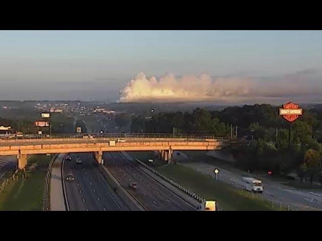 Conyers Georgia chemical plume after BioLab fire | Live stream