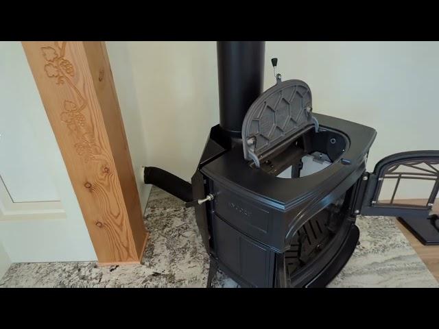 New Vermont Casting Encore Wood Stove, Install and First Use