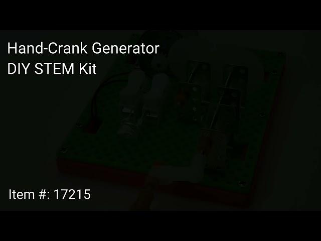 Hand-Crank Generator DIY STEM Kit