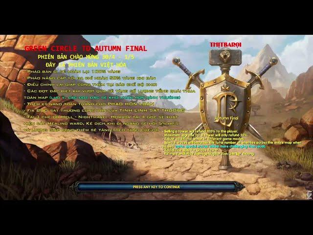 WARCRAFT III - GREEN CIRCLE TD AUTUMN FINAL v6.4