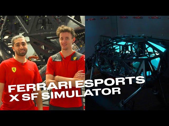 Esports drivers take on the Scuderia Ferrari Simulator!