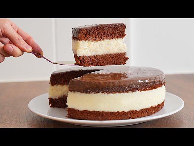 Bounty cake melts in your mouth! Delicious chocolate cake! simple recipe