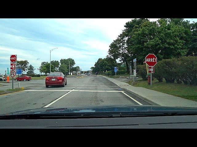 V119 Driving in Rimouski QC Canada Aug 2022