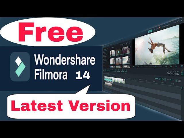 No watermark, Wondershare Filmora 14, latest version. How to Use freely, No Crack file, User id key