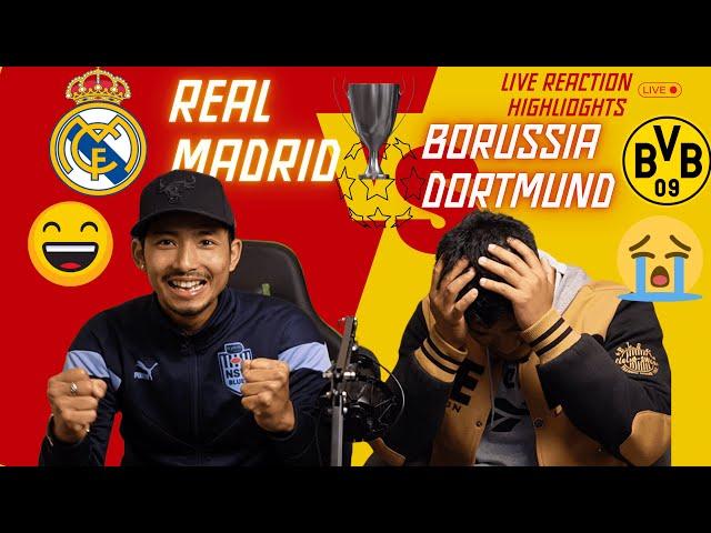 REAL MADRID VS CHAMPIONS LEAGUE | UEFA CHAMPIONS LEAGUE 2024 FINAL|  LIVE REACTION HIGHLIGHTS