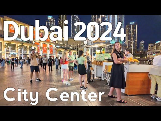 Dubai [4K] Amazing City Center, Downtown Dubai Walking Tour 