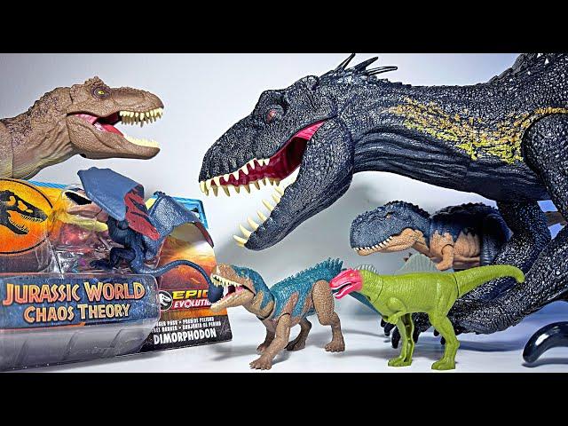 HUGE Unboxing OF NEW Chaos Theory Jurassic World Dinosaurs!