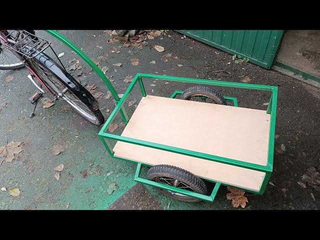 Przyczepka rowerowa DIY