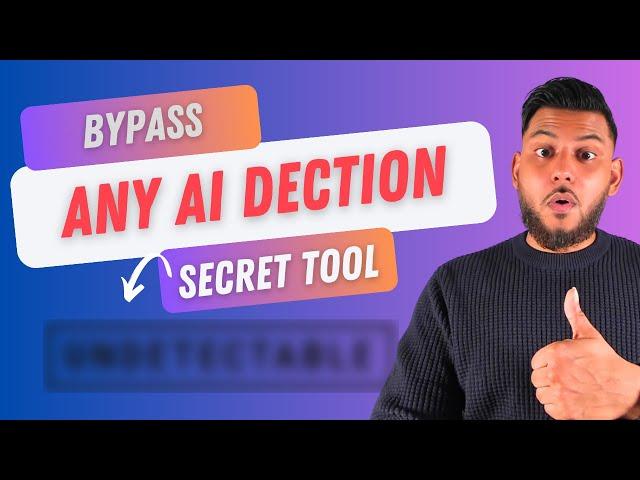 Bypass Any AI Dectection With This New Tool - Undetectable.AI Review