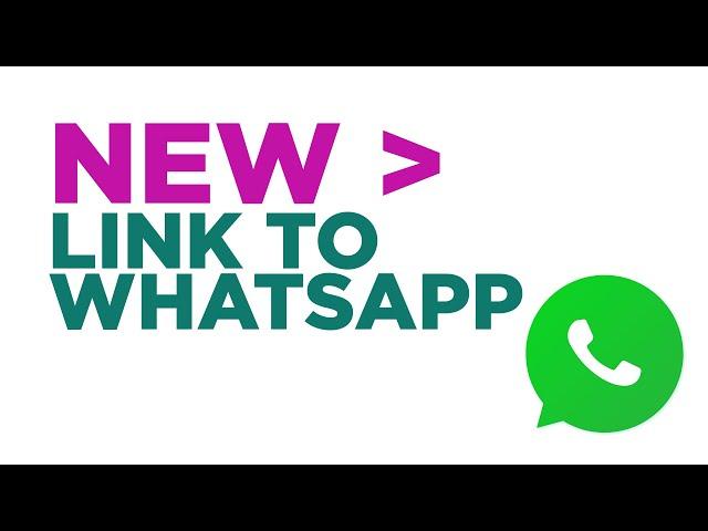 WhatsApp Link - Update June 2020  - Business Profile and Landing Page 