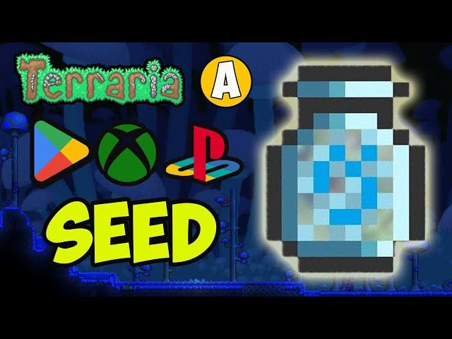 Terraria how to get BLIZZARD IN A BOTTLE fast (SEED for 1.4.4.9.5) [Android, XBOX One, PS 4, Switch]