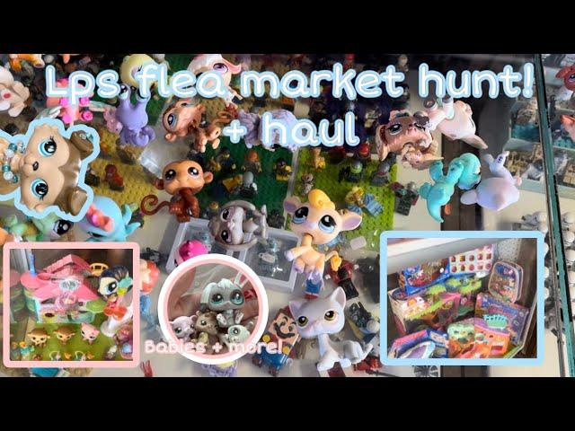 *HUGE* Lps flea market hunt! | + haul | main 5s, nibs, tons of Lps & accessories & more!