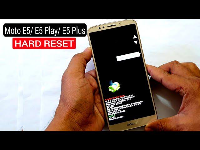 Moto E5/E5 Play/E5 Plus Hard Reset |Pattern Unlock |Factory Reset