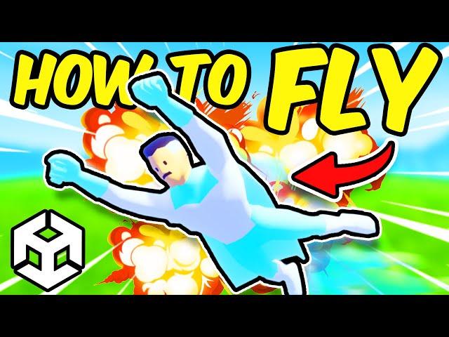 SIMPLE Flying Superhero Controller In 10 MINUTES! (Unity 2023 Tutorial)