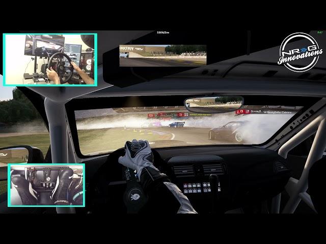 Raw Virtual Drift Championship - Road Atlanta testing - Wheel / pedal cams