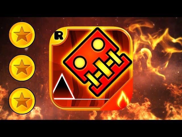 Geometry Dash Meltdown All Levels 1-3 100% Completed [All Coins]