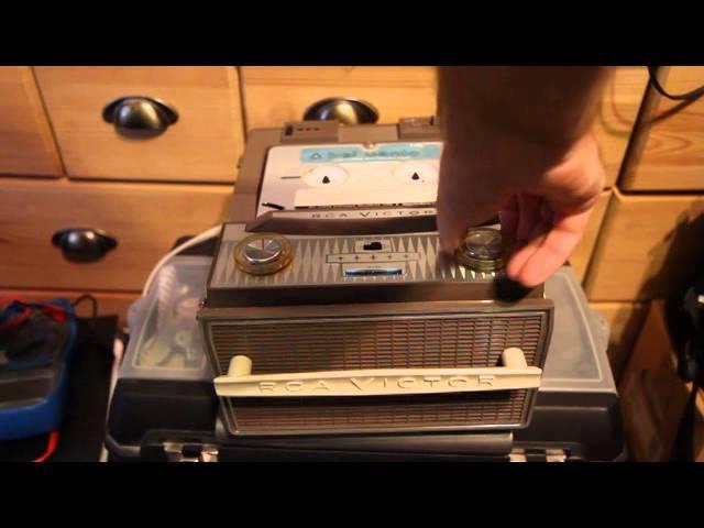 RCA Victor Magazine Loaded SOUND TAPE Cartridge player