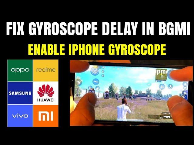 How to Fix Gyroscope Delay in BGMI | BGMI Gyro Delay Fix