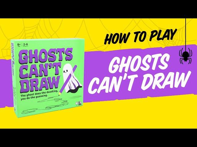 How to Play Ghosts Can't Draw: A Spooky Drawing and Guessing Game