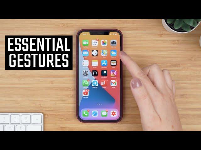 ESSENTIAL IPHONE GESTURES for BEGINNERS!