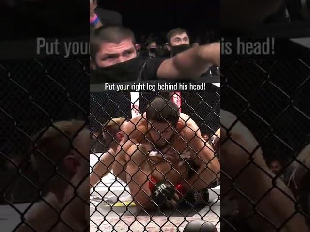 Coach Khabib in the corner of Islam Makhachev 