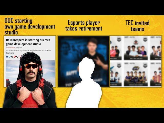 DOC starting own gaming company I Esports player takes retirement I TEC Invited teams