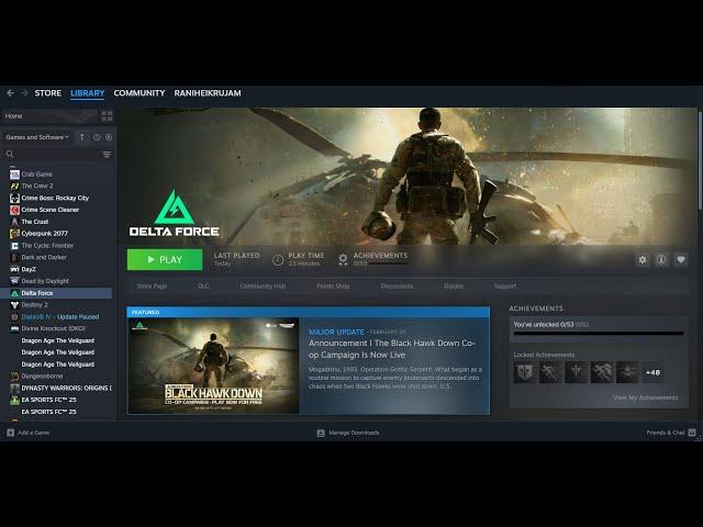 Fix Delta Force Black Hawk Down Not Launching/Won't Launch On PC