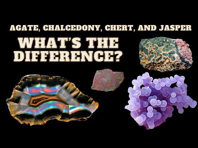 What is the Difference Between Agate, Jasper, Chalcedony, and Chert? #gems #science #crystals #rocks