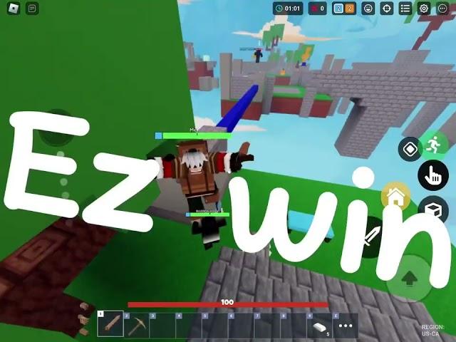 Going on a win steak (Roblox Bedwars)