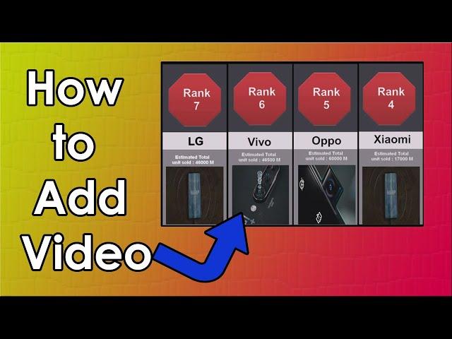 how to add video in comparison videos || How to make Video Like Watchdata