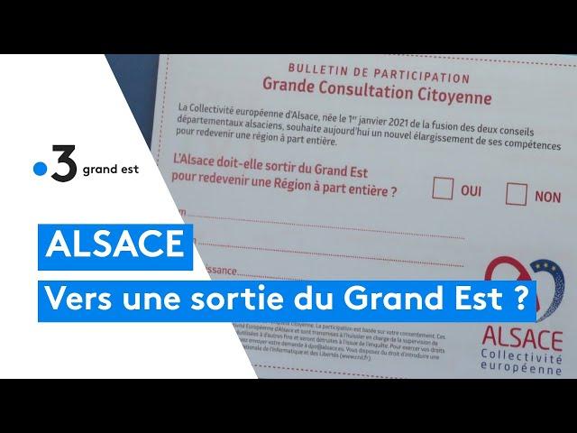 Alsace : une consultation citoyenne pour sortir du Grand Est